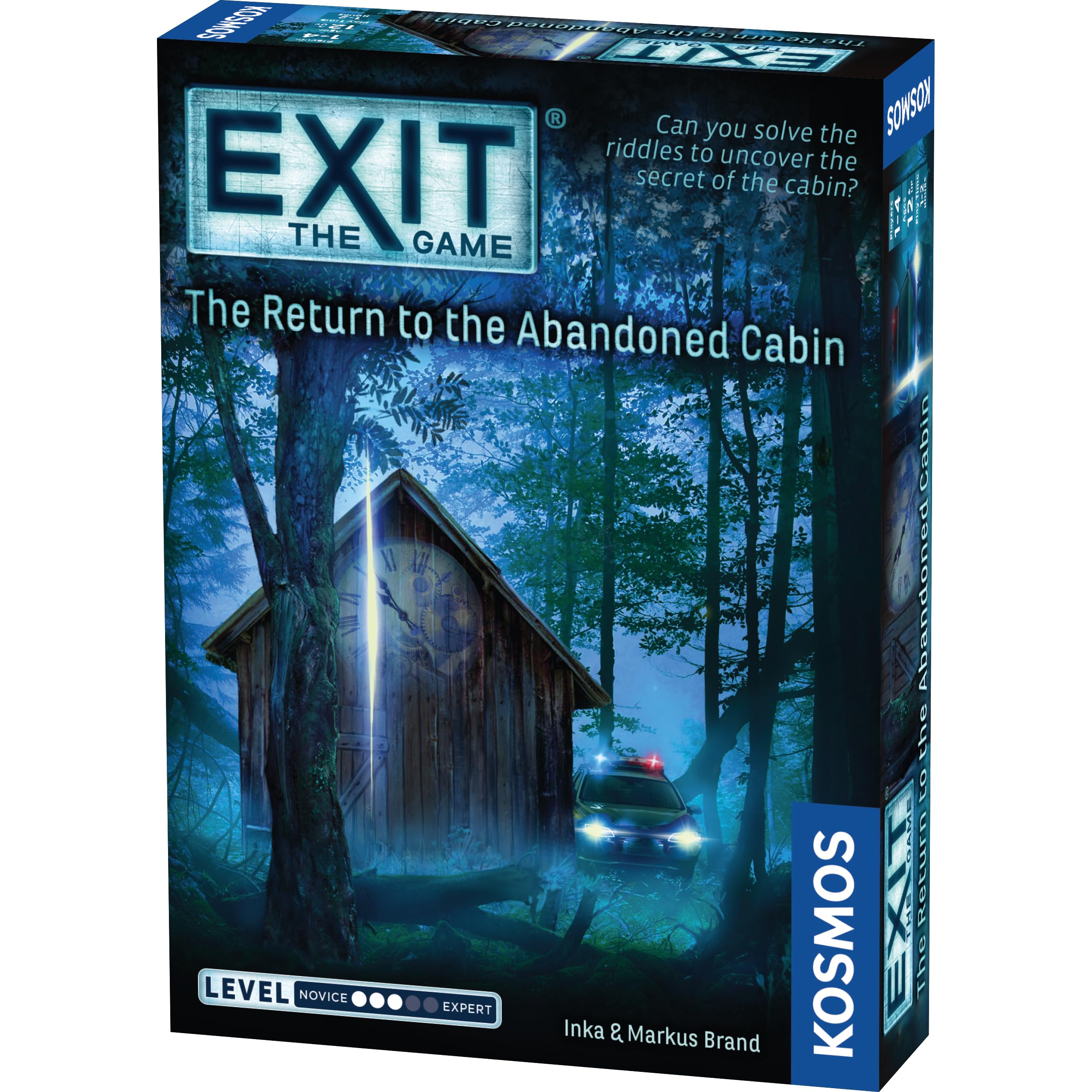 Thames & Kosmos EXIT: The Return to the Abandoned Cabin - Escape Room Card Game | 1-4 Players | Ages 12+ | 1-2 Hours Playtime