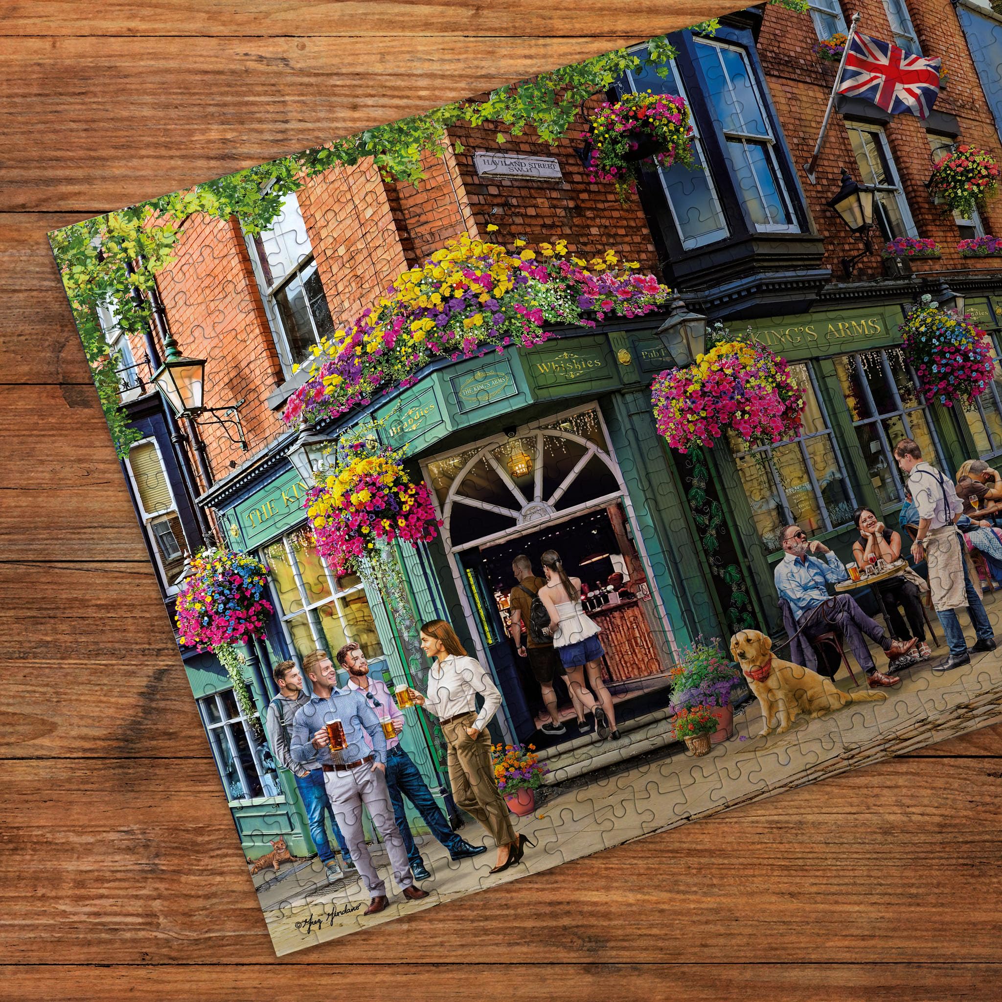 Gibsons The King's Arms 500 Piece Jigsaw Puzzle - British Pub Scene 3