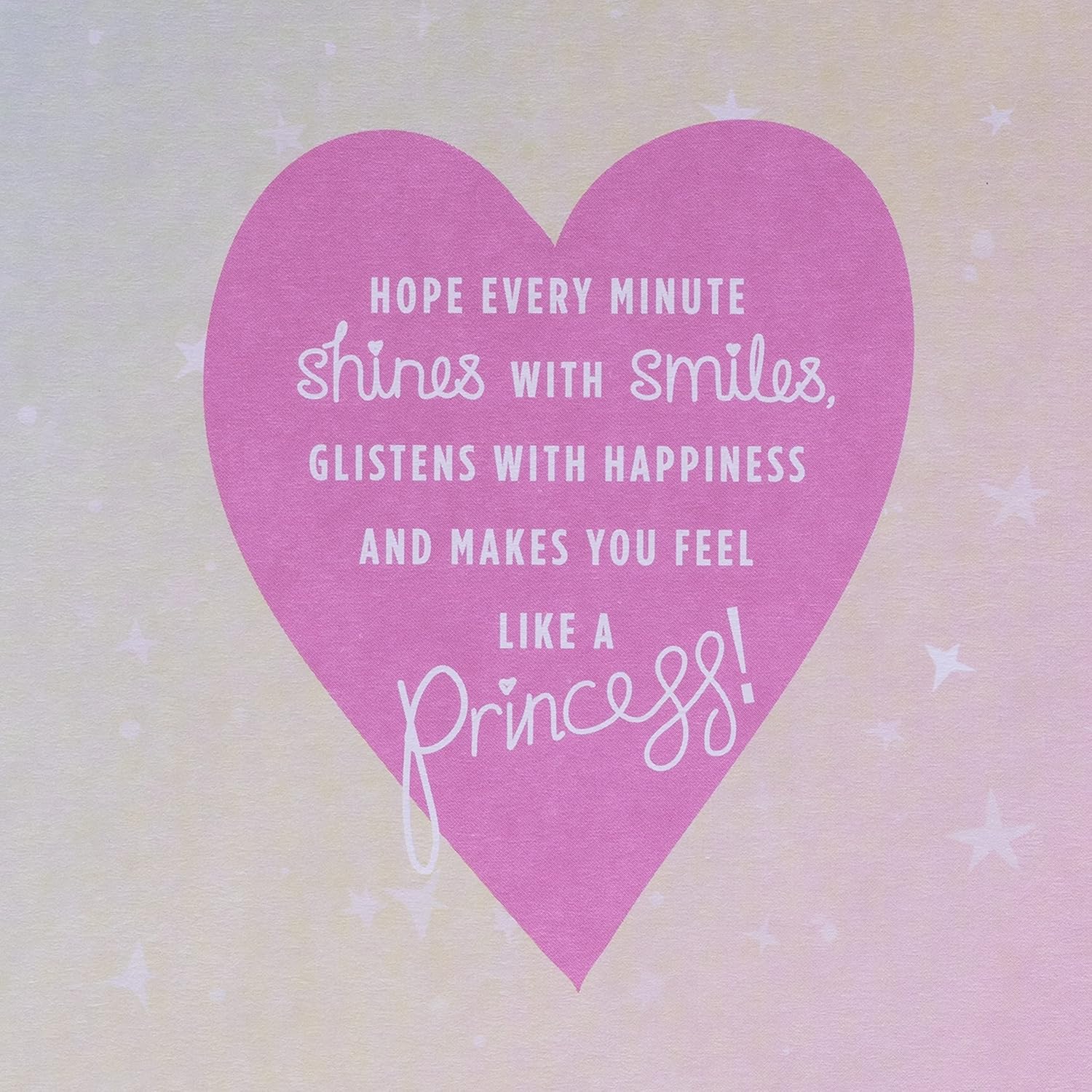 Hallmark 4th birthday Card - Disney Princess Design 5