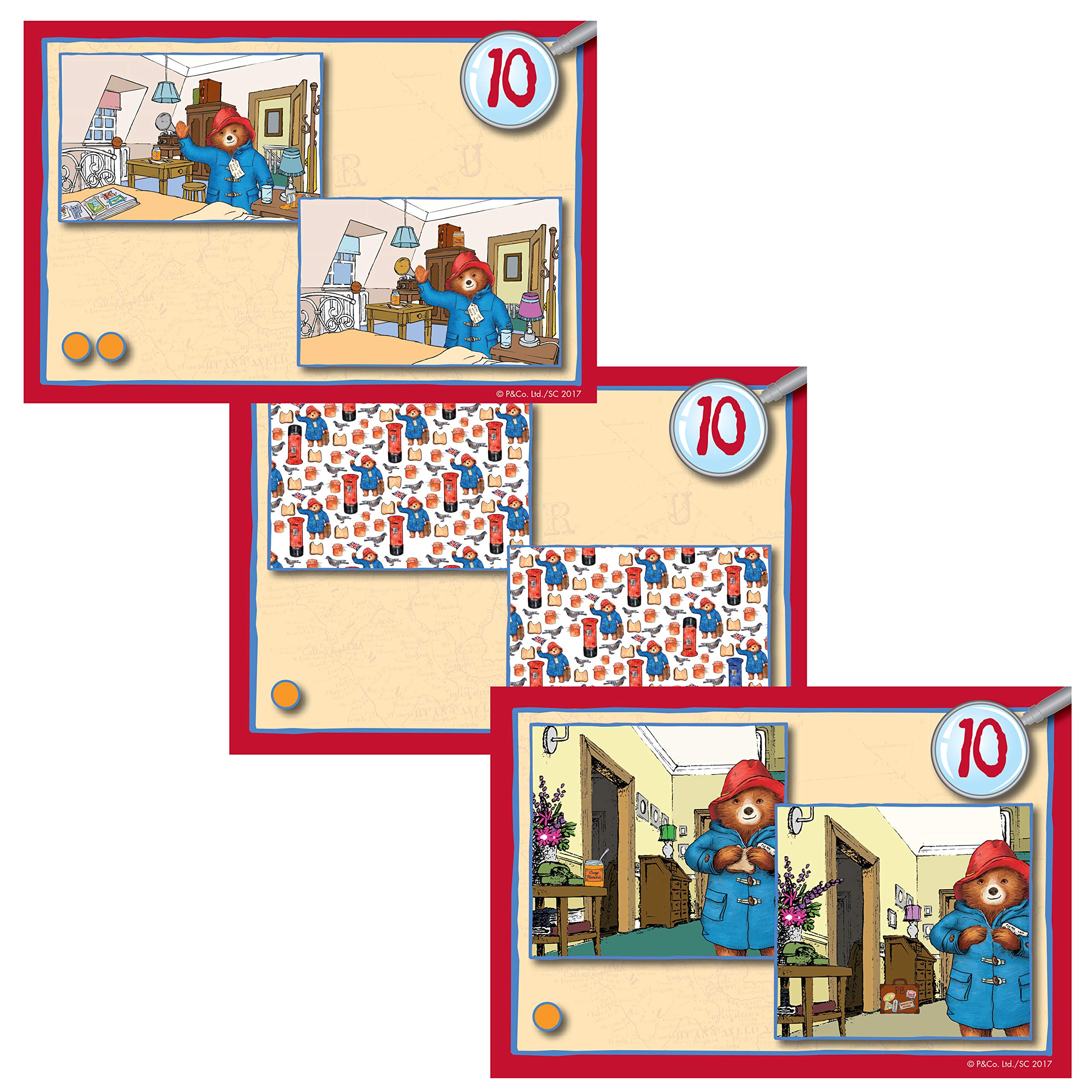 Paddington Bear Spot the Difference Game - 80 Challenges Board Game 9