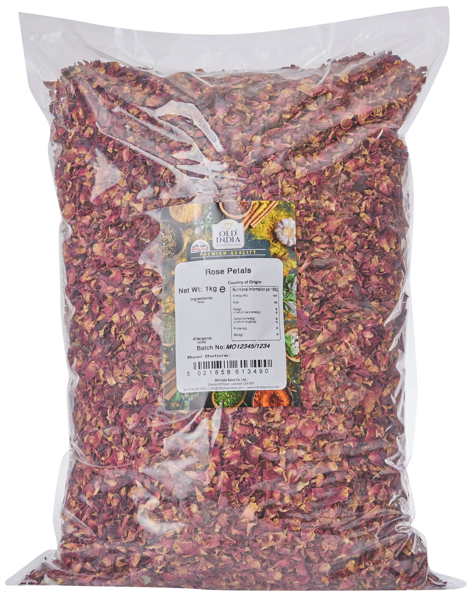 Old India Rose Petals - 1kg 1