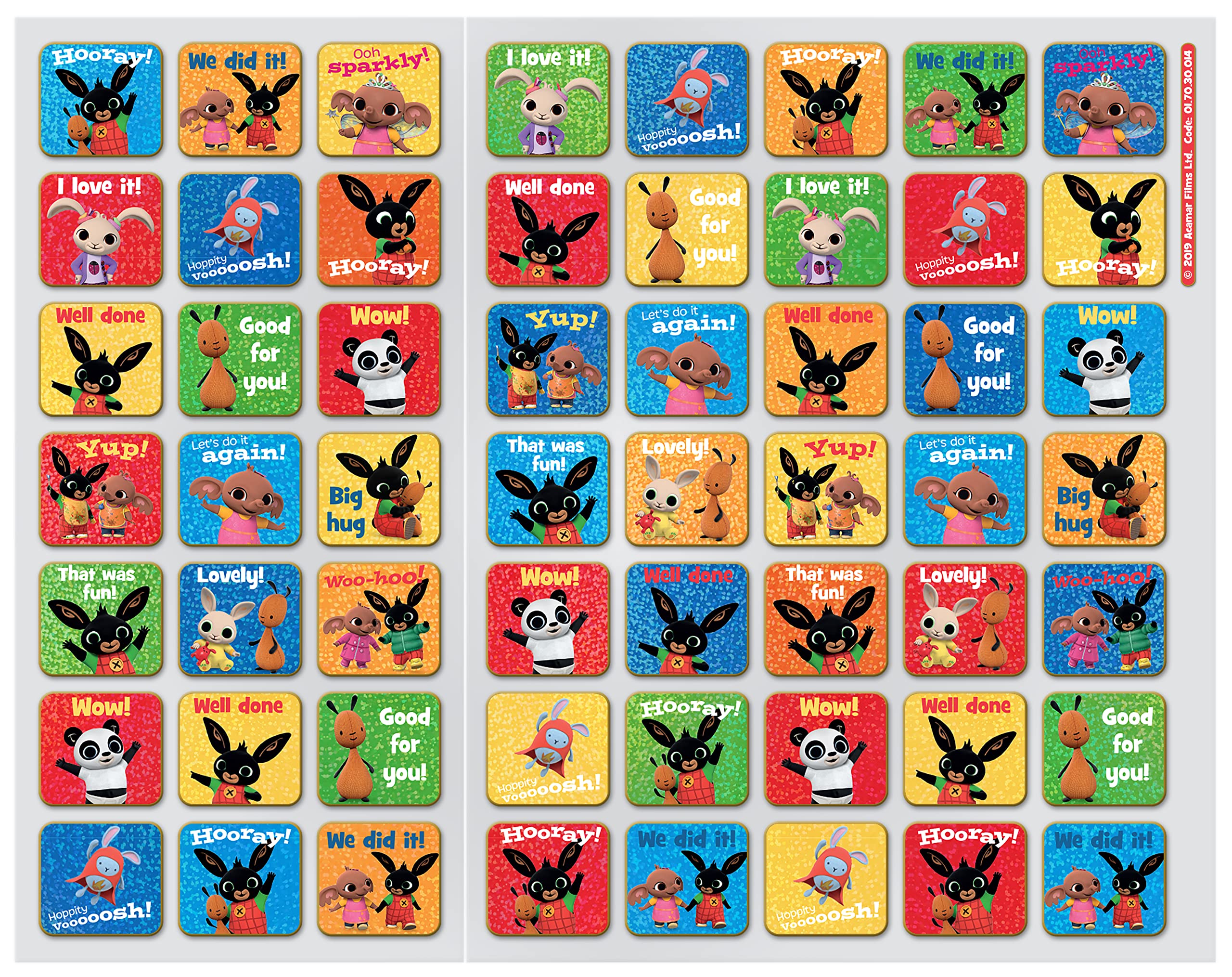 Bing Potty & Training Reward Chart with 56 Reusable Stickers - Ages 3-6 9