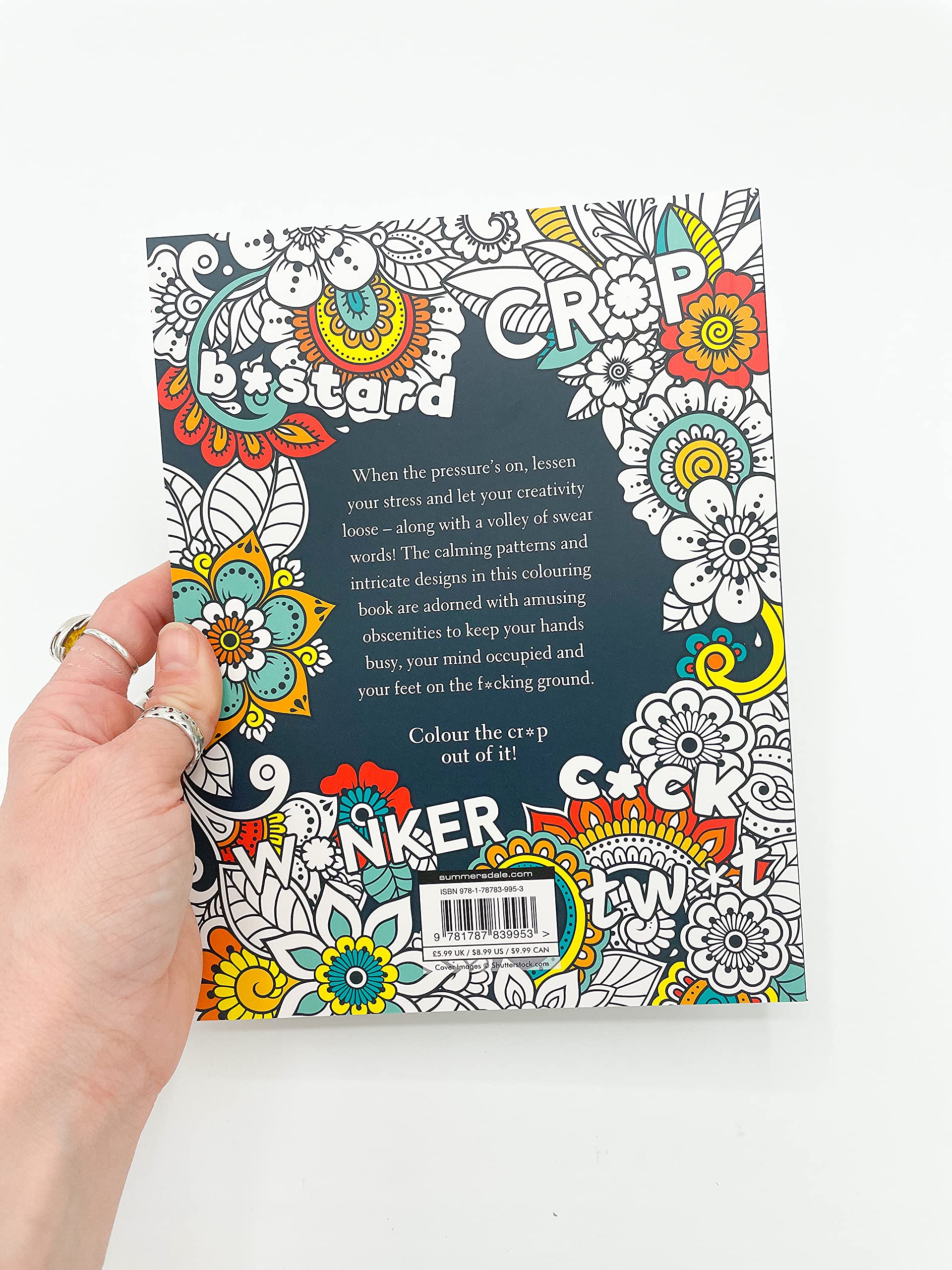 Summersdale Keep F*cking Calm and Colour On - Adult Humour Colouring Book | Paperback | 96 Pages 5