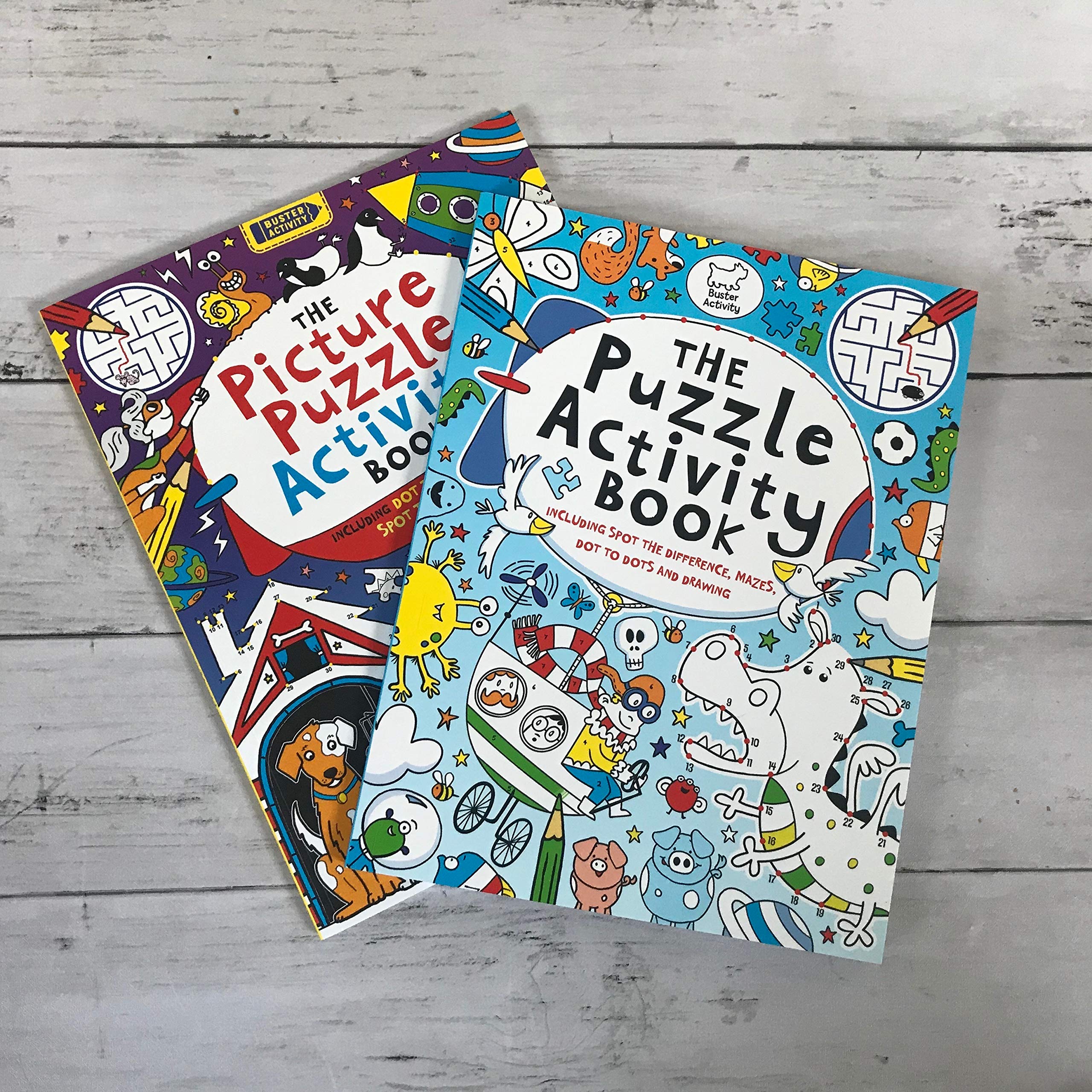 Buster Books The Puzzle Activity Book - Mazes, Dot-to-Dots, Doodles | Ages 5-6 | 64 Pages 2