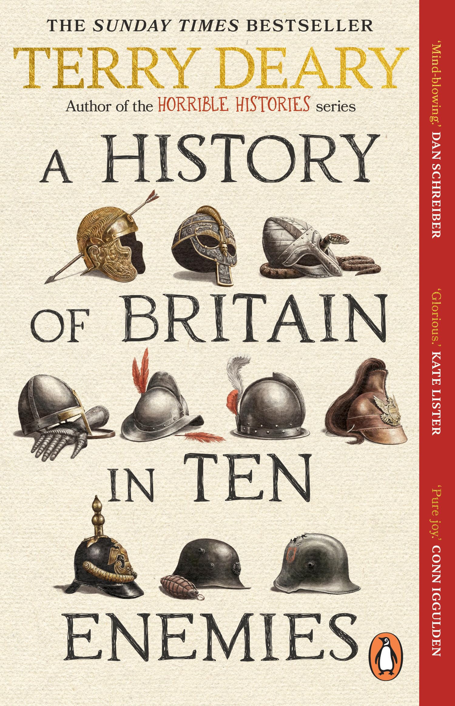 Terry Deary - A History of Britain in Ten Enemies | Humour Book | Paperback