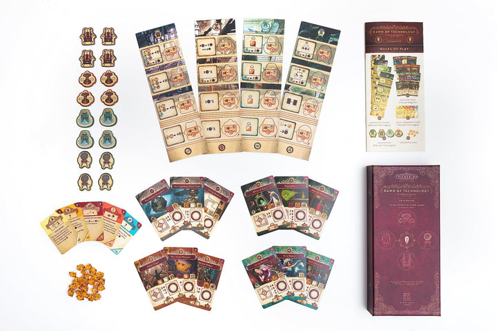 Trickerion - Dawn of Technology Expansion - MINDCLASH (Board Game Expansion, 1st Edition)