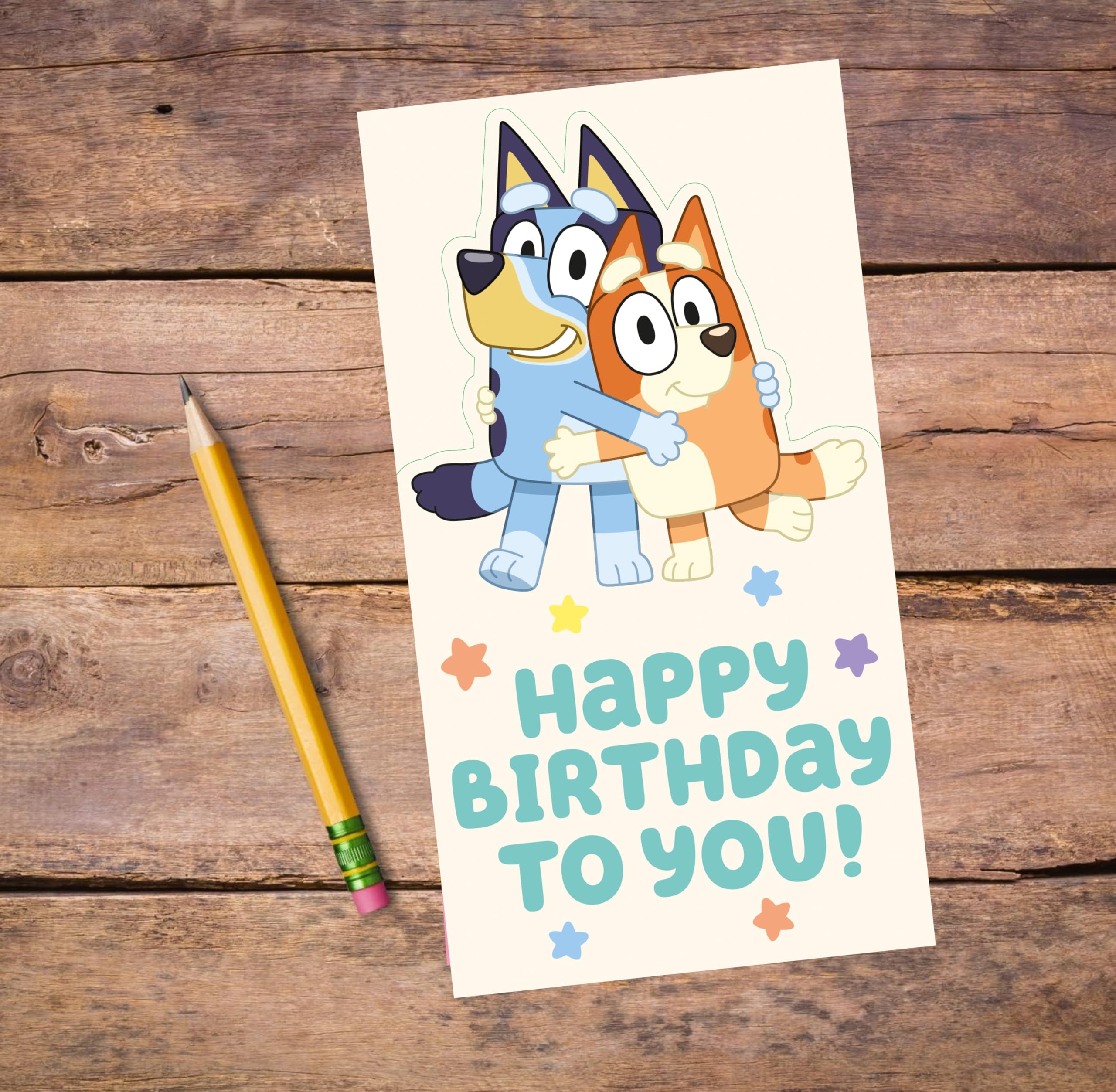 Danilo Promotions LTD Bluey Children's Birthday Card | Officially Licensed | 210 x 290 mm