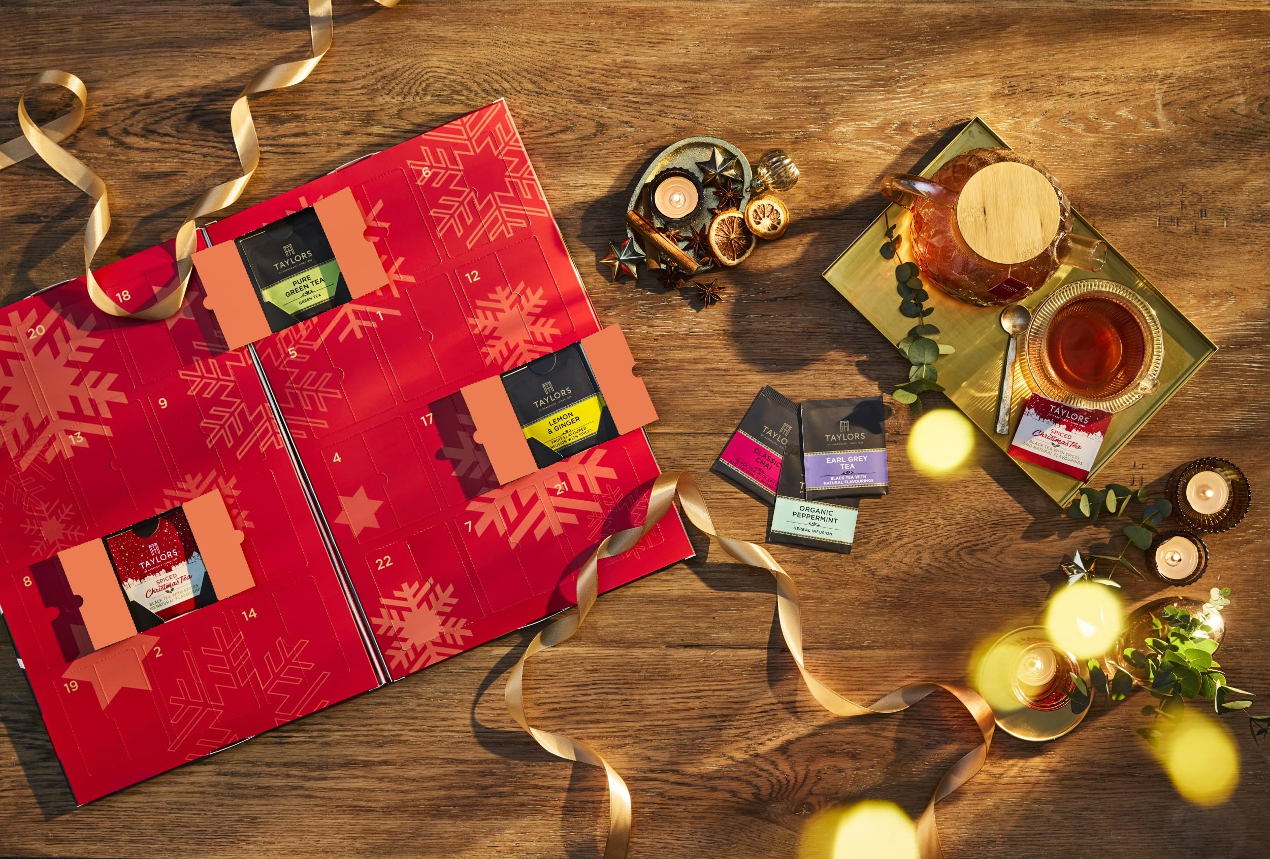 Taylors of Harrogate Assorted Speciality Teas Advent Calendar 2025 - 24 Flavours with 48 Tea Bags 10