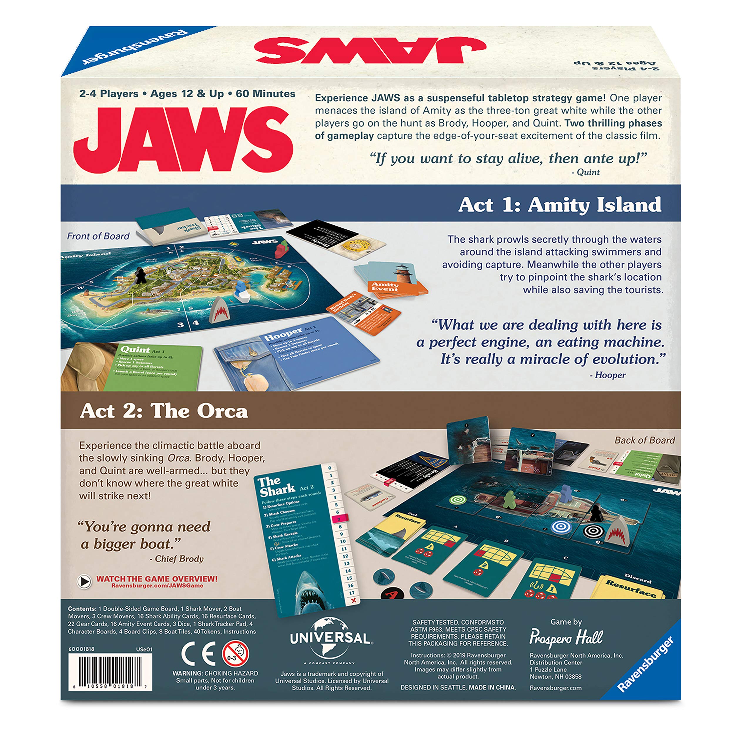 Ravensburger Jaws Strategy Board Game | 2-4 Players | Ages 12+ | 60 Min Playtime 7