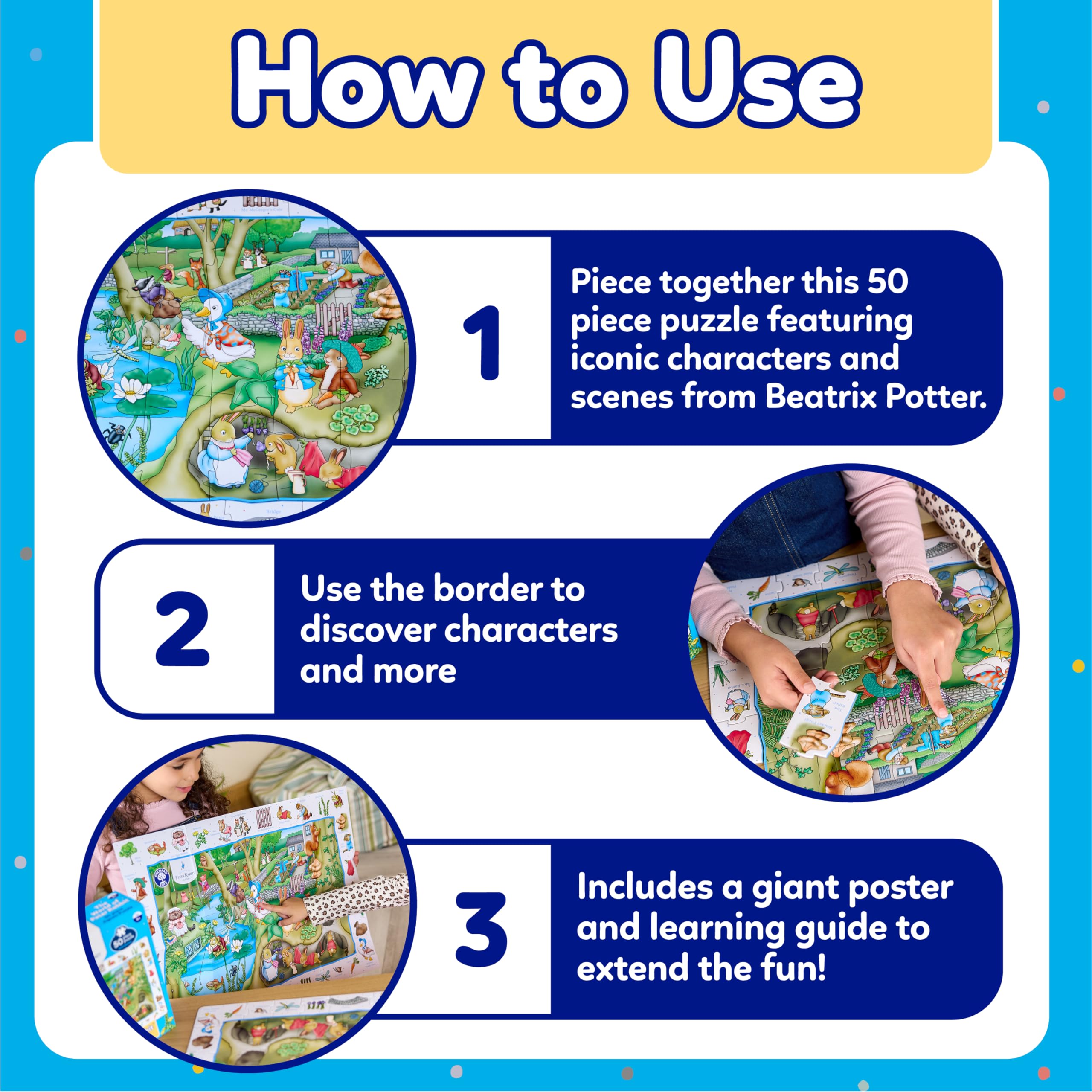 Orchard Toys Peter Rabbit The World of Peter Rabbit Jigsaw Puzzle | 50 Pieces | Ages 4+ 4