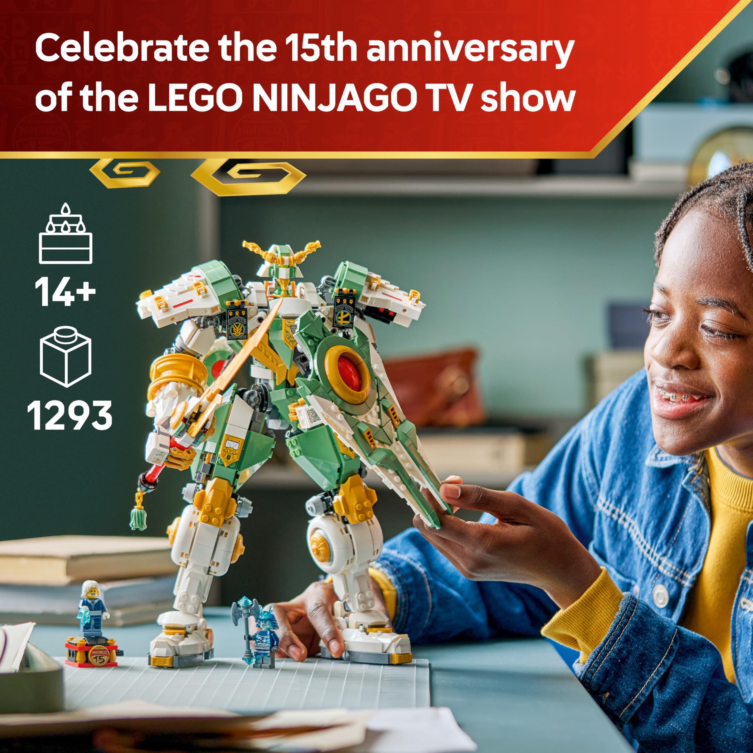 LEGO NINJAGO Lloyd's Titan Mech 15th Anniversary Building Set 71860 for Ages 14+ 3