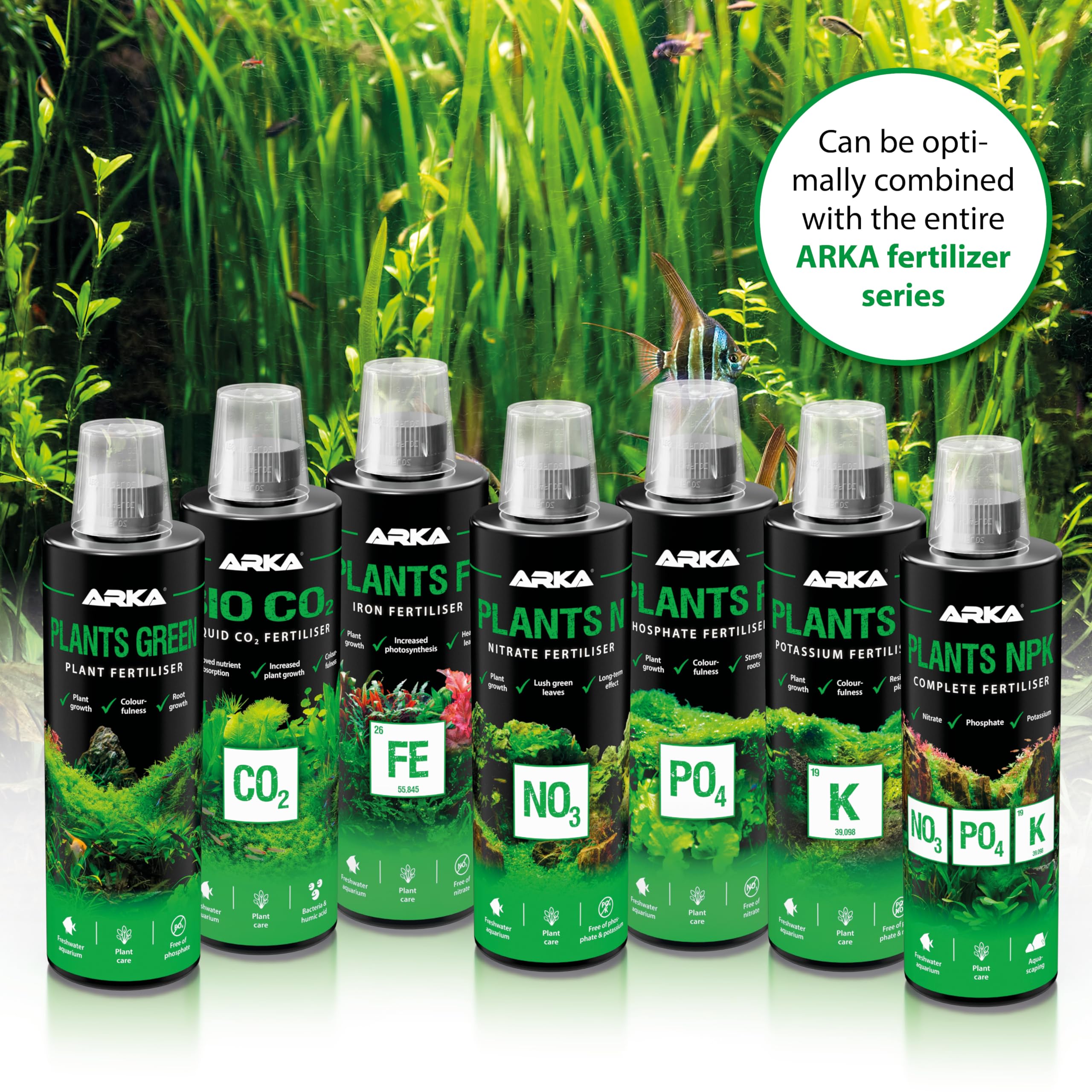 ARKA Plants Green Aquarium Plant Fertiliser - 236 ml | Micronutrient Rich | Promotes Lush Growth 6