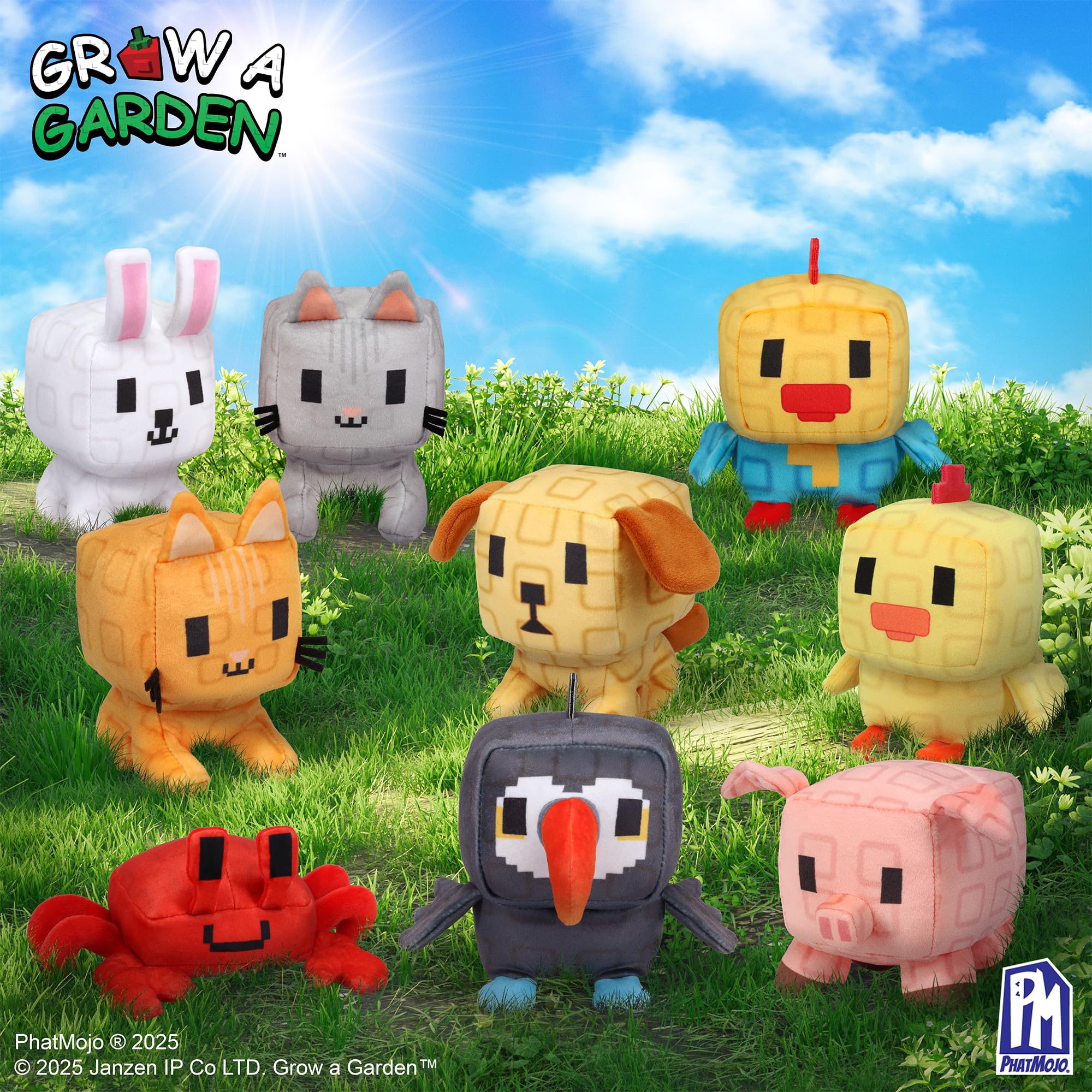Grow A Garden Mystery Collectible Plush Blind Box - Series 1 | 4-Inch Stuffed Animal | Includes Roblox DLC Code 8