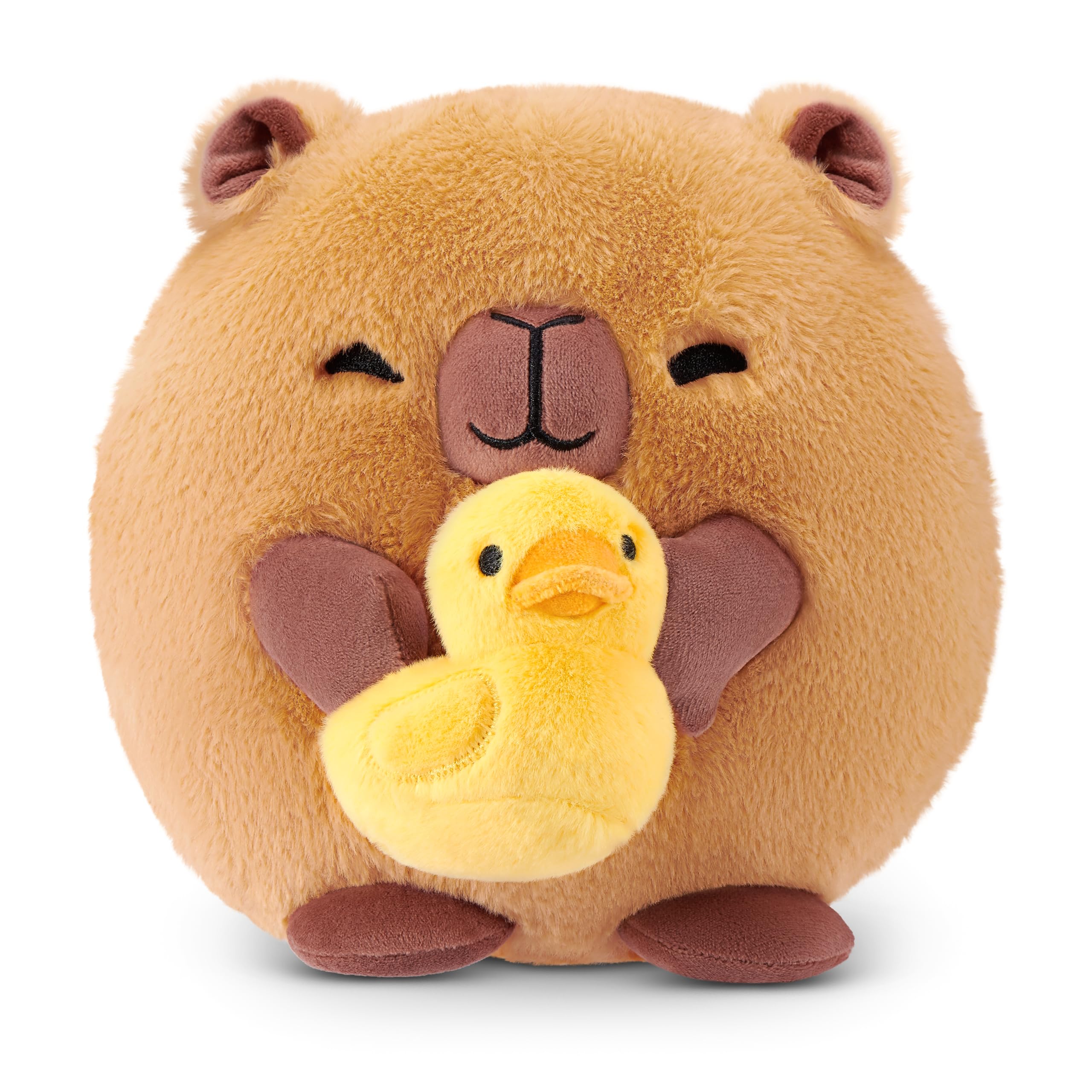 Snackles Core Series 2 8-Inch Plush - Capybara with Rubber Duck | Super-Soft | Collectible 1