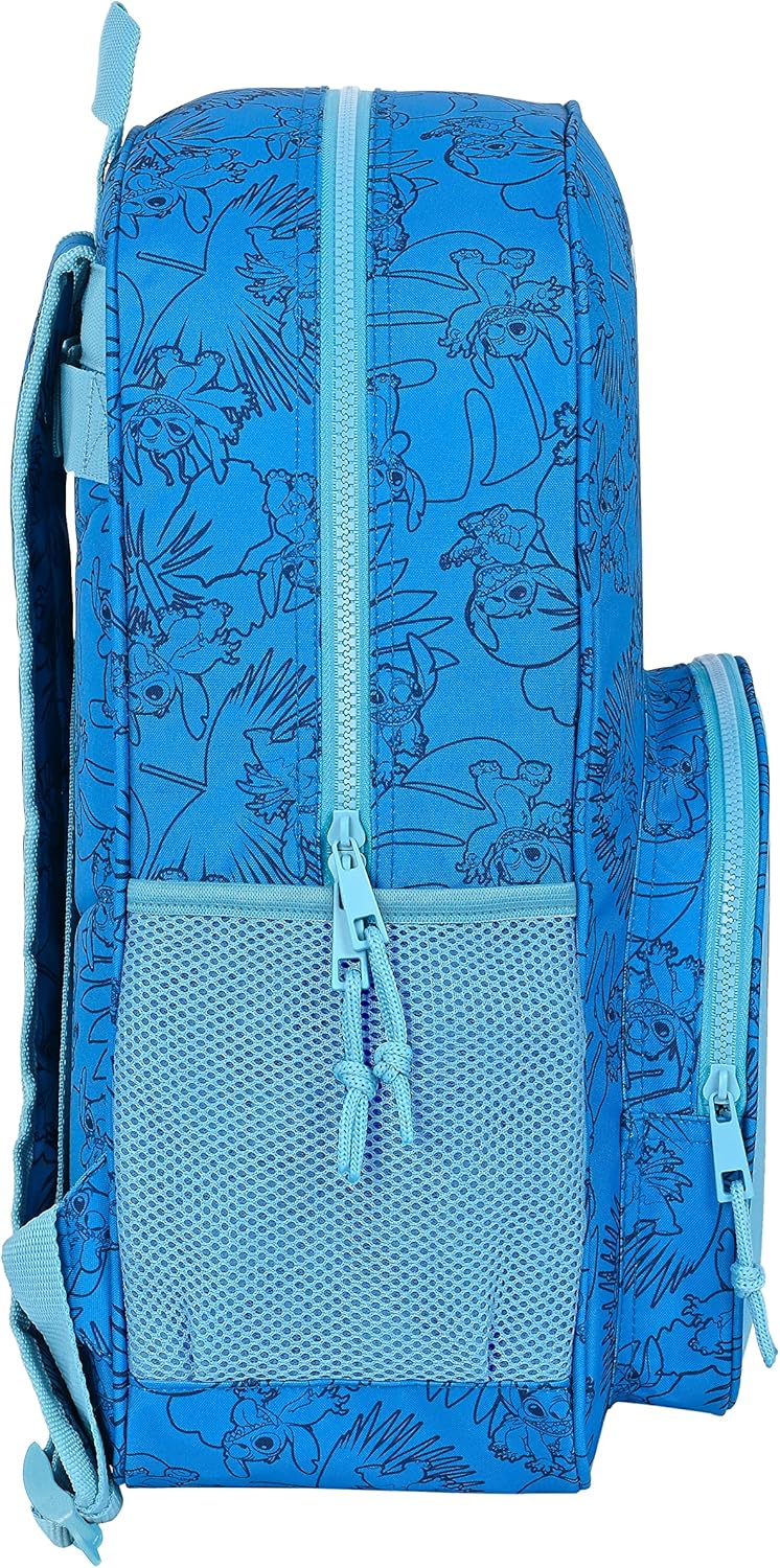 Safta Lilo & Stitch Children's School Backpack (C. Blue)