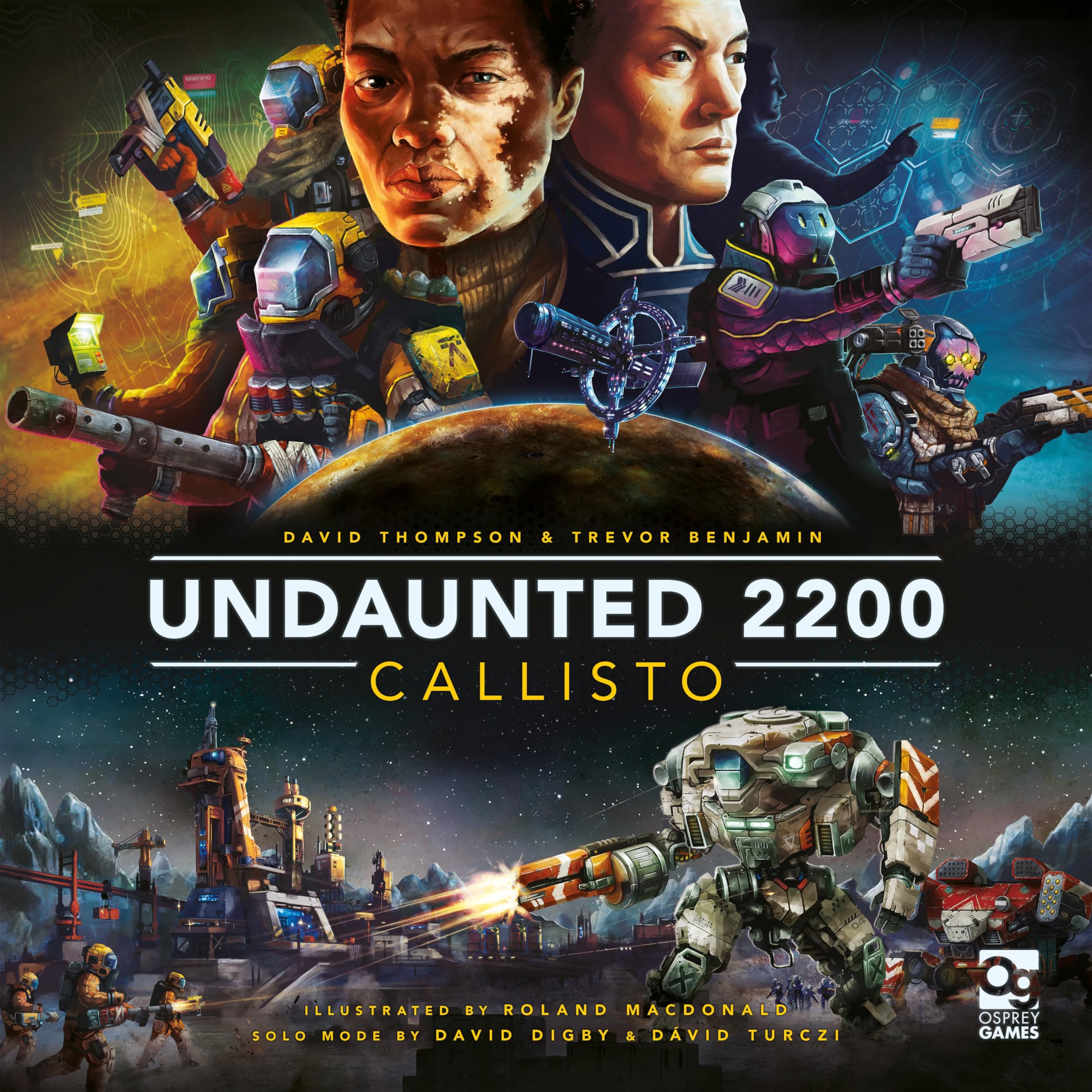 Undaunted 2200: Callisto Board Game - Sci-Fi Strategy, 1-4 Players, 45-60 Min Playtime 1