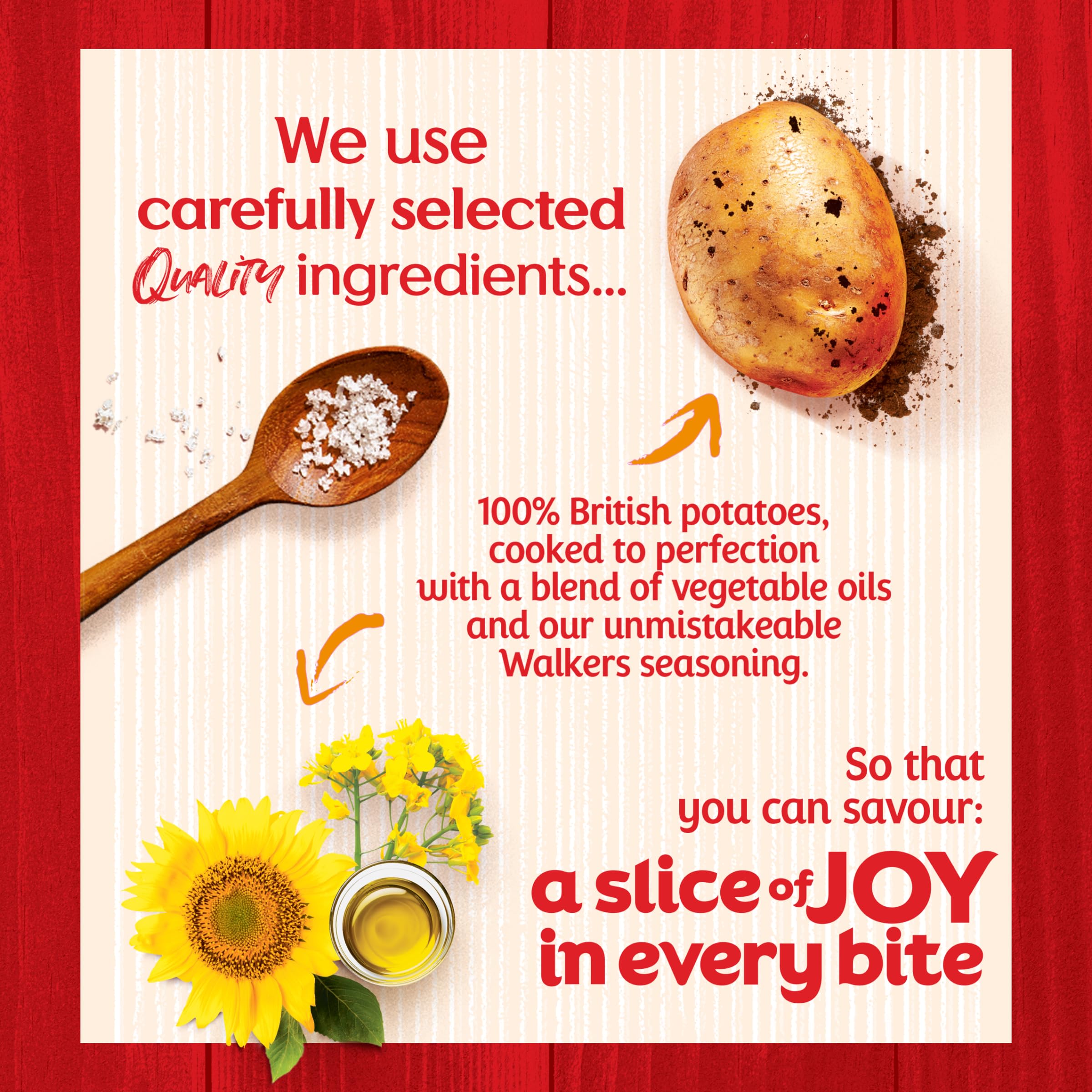 Walkers Roast Chicken Crisps Multipack | 32 x 45g Bags | Made with 100% British Potatoes 3