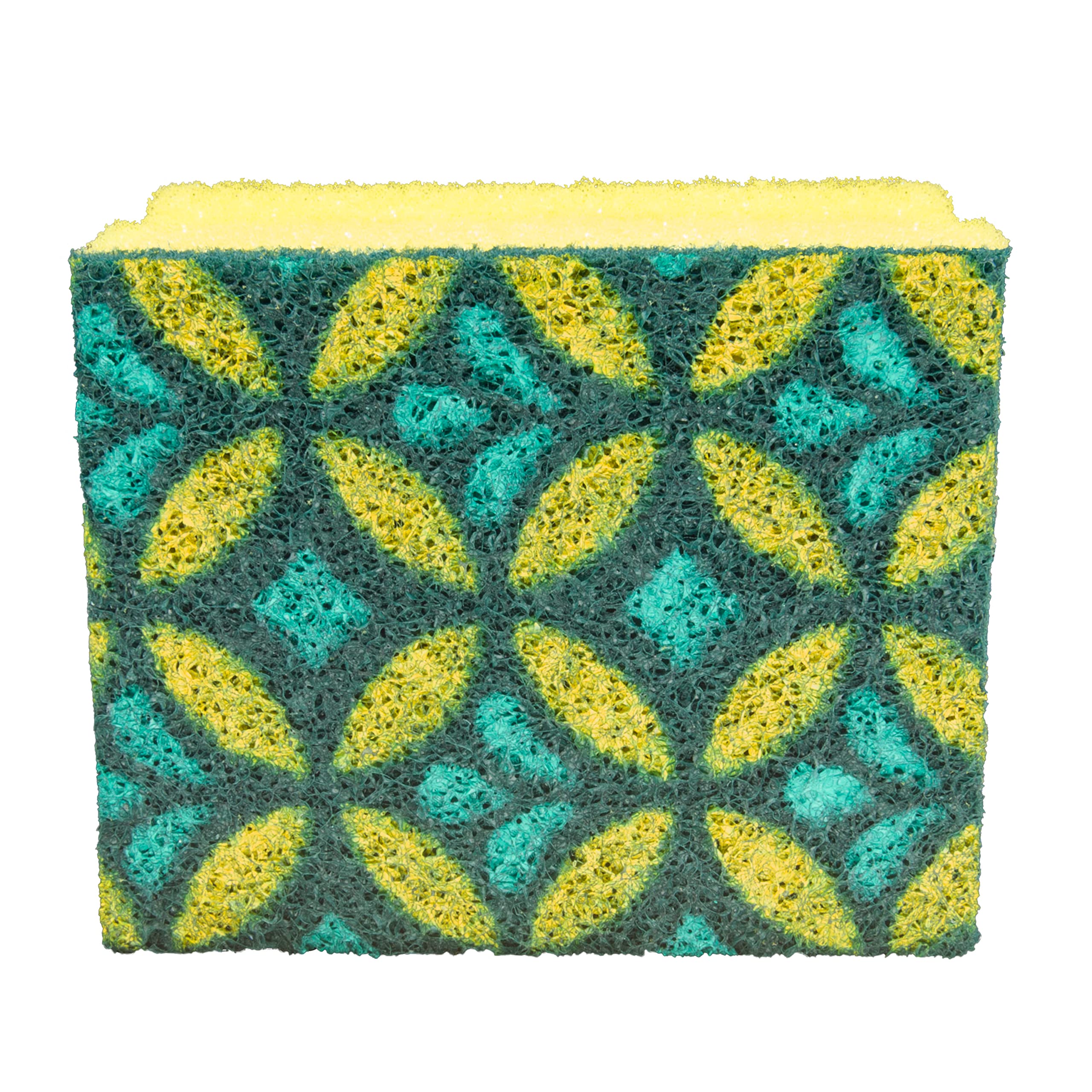 Spontex Washups Mosaik Sponge Scourers - 5x More Resistant to Wear | Pack of 2