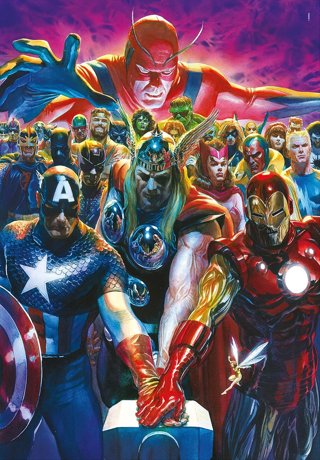 Clementoni Marvel The Avengers 1000-Piece Jigsaw Puzzle (39672)