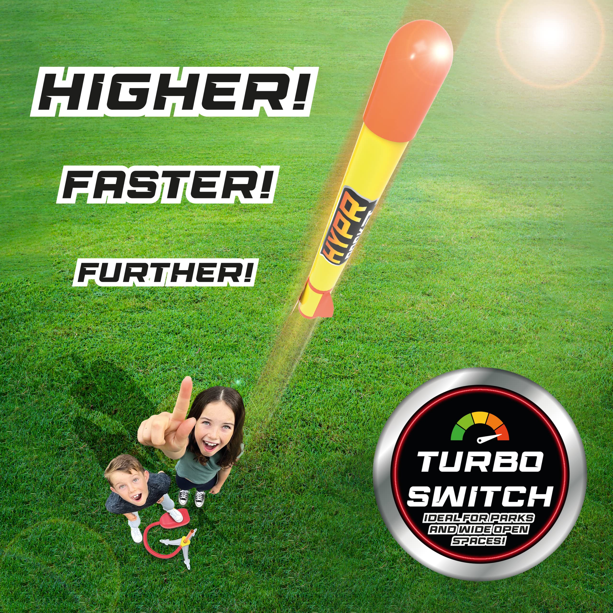 WOW! STUFF HYPR Rocket 500 - Highest Flying Stamp Rocket | Up to 500 ft | Ages 5+ 2