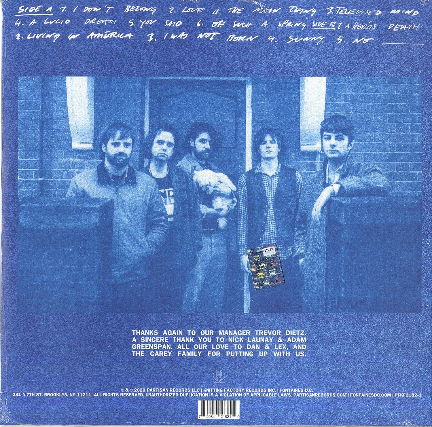 Fontaines D.C. - A Hero's Death [Audio CD] 4