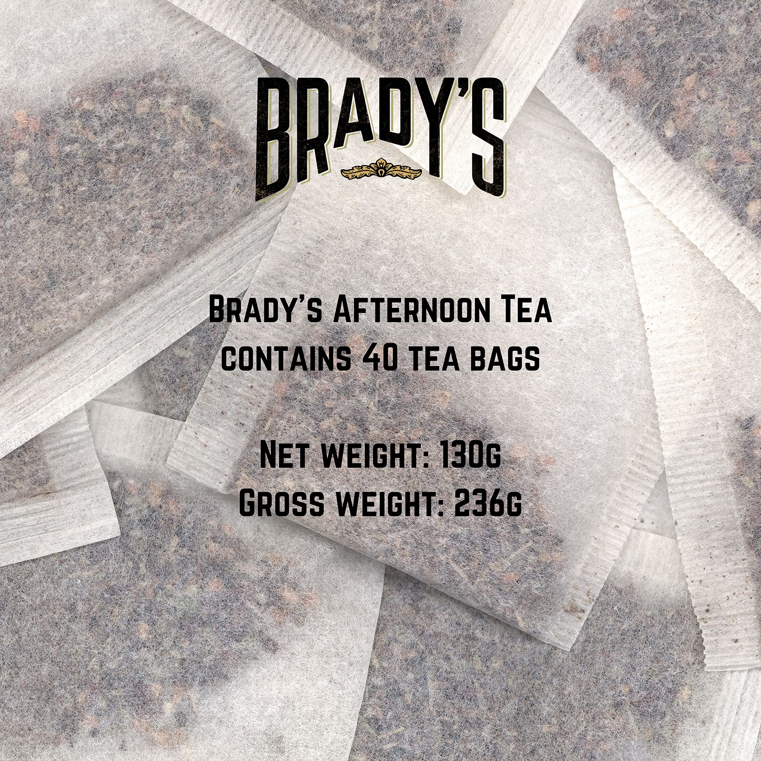Brady's Irish Afternoon Tea - 40 Tea Bags - Traditional Black Tea Blend in Tin 8