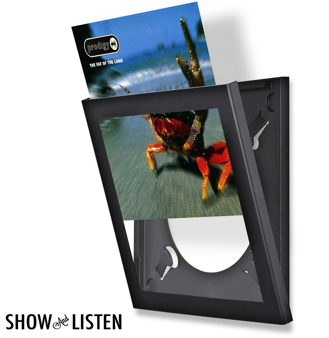 Show & Listen Vinyl Record Album LP Frame, Single, Black