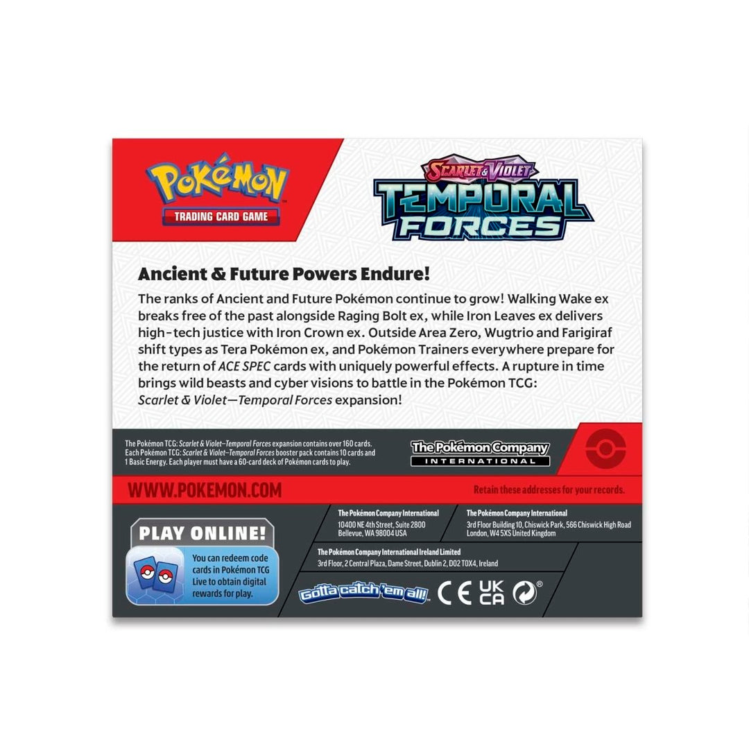 Pokemon TCG: Scarlet & Violet 5 - Temporal Forces Booster Display Box (36 Packs)