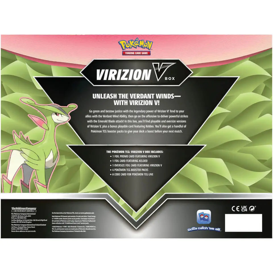 Pokemon TCG: Virizion V Box - POK85120