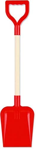 AB Gee abgee 834 CX1018B EA Medium Shovel Wooden Handle Red