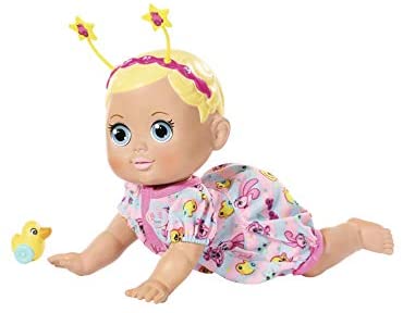BABY born 825884 Funny Faces – Crawling Baby Nurturing Dolls, 36cm