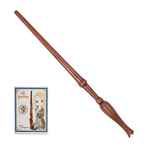 Wizarding World, Authentic 12-inch Spellbinding Luna Lovegood Wand with Collecti