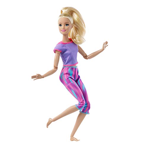 Barbie GXF04 - Made to Move Doll with long blonde hair