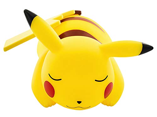 Pokemon 811360 Sleeping Pikachu Light-up Figurine-25cm, Yellow