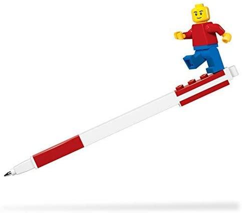 Lego Gel Pen Red + Minifigure - Yachew