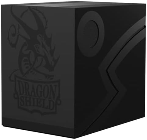 Arcane Tinmen Double Shell 150+ Card Deck Box (Shadow Black)