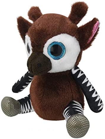 Orbys Wild Planet 15cm Handmade Okapi Soft Toy, Plush Toy