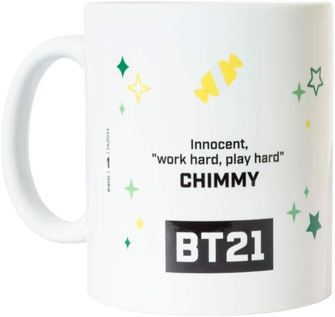 BT21 Official Merchandise Chimmy Ceramic Mug | 35 cl - 350 ml