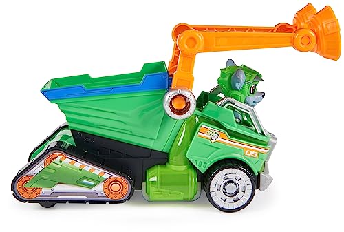 Paw Patrol: The Mighty Movie Toy Recycling Lorry with Rocky Mighty Pups Action Figure