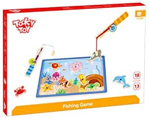 Andreu Toys TK15134 Fishing Game, Multi-Colour, 29.5 x 21 x 0.8 cm