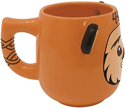 Star Wars SCMG25086 15oz / 450ml 3D Ewok Ceramic Mug, 450ml