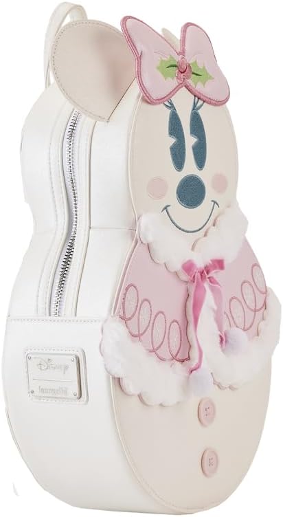 Loungefly Disney Minnie Mouse Pastel Snowman Mini Backpack