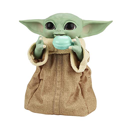 Star Wars Galactic Snackin’ Grogu 9.25-Inch-Tall Animatronic Toy with Over 40 Sounds