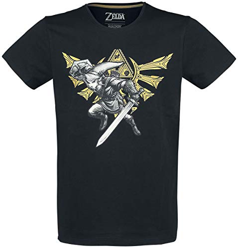 Zelda - Hyrule Link Men's T-Shirt (l) Black