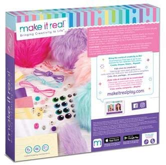 Make It Real CuddleMob Diy Pom Pom Characters Arts and Crafts Kit for Girls