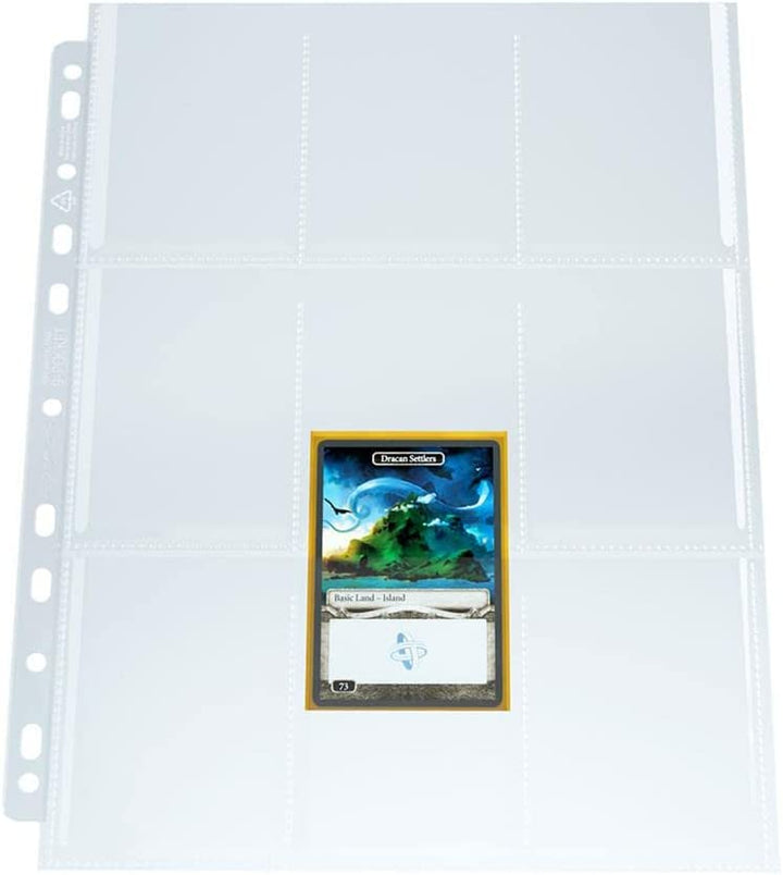 Gamegenic Ultraschall 9-Pocket Pages Toploading Pack 10 Stück Packung