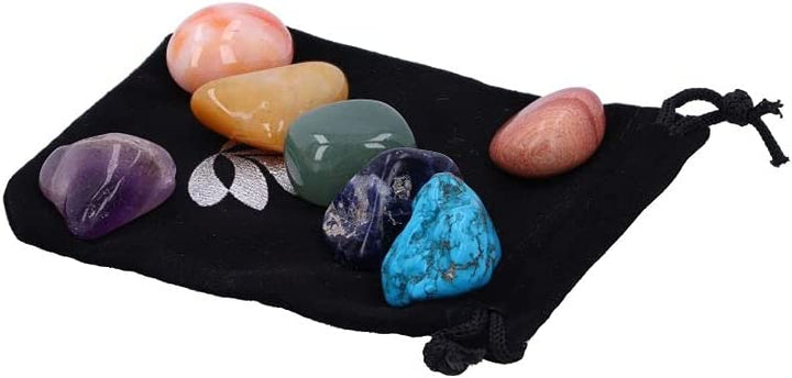 Nemesis Now Sacred Chakra Wellness Stones Kit, Multi Coloured, One Size