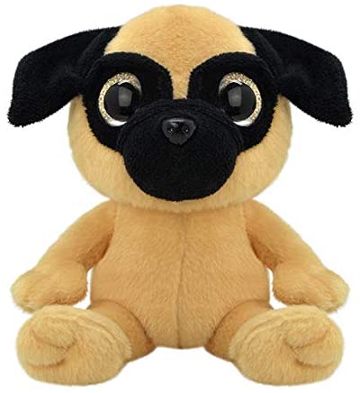 Orbys Wild Planet 15cm Handmade Pug Soft Toy, Plush Toy