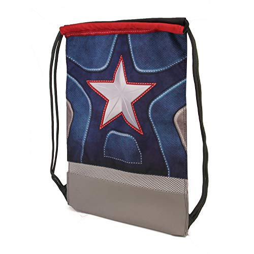 Karactermania Captain America Suit-Storm Drawstring Bag Drawstring Bag, 48 cm, M