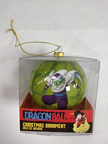 Lobcede.be Piccolo Weihnachtskugel, Dragon Ball, offizielles Merchandising, Ornamente, Möbelaufkleber, Heimdekoration, Unisex, Erwachsene, Grün (Grün)